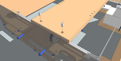 Attach Hinge Plate to Right Panel