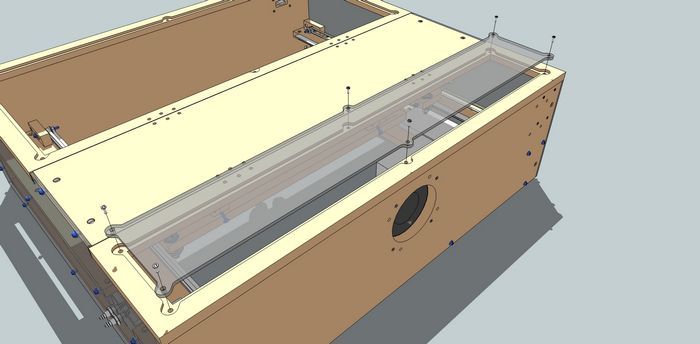 Attach Narrow Door Panel Acrylic