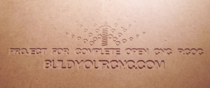 CNC Text or Logo example