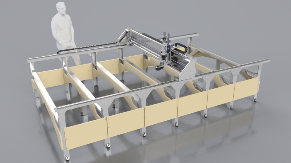 The image of the fabricator pro CNC machine